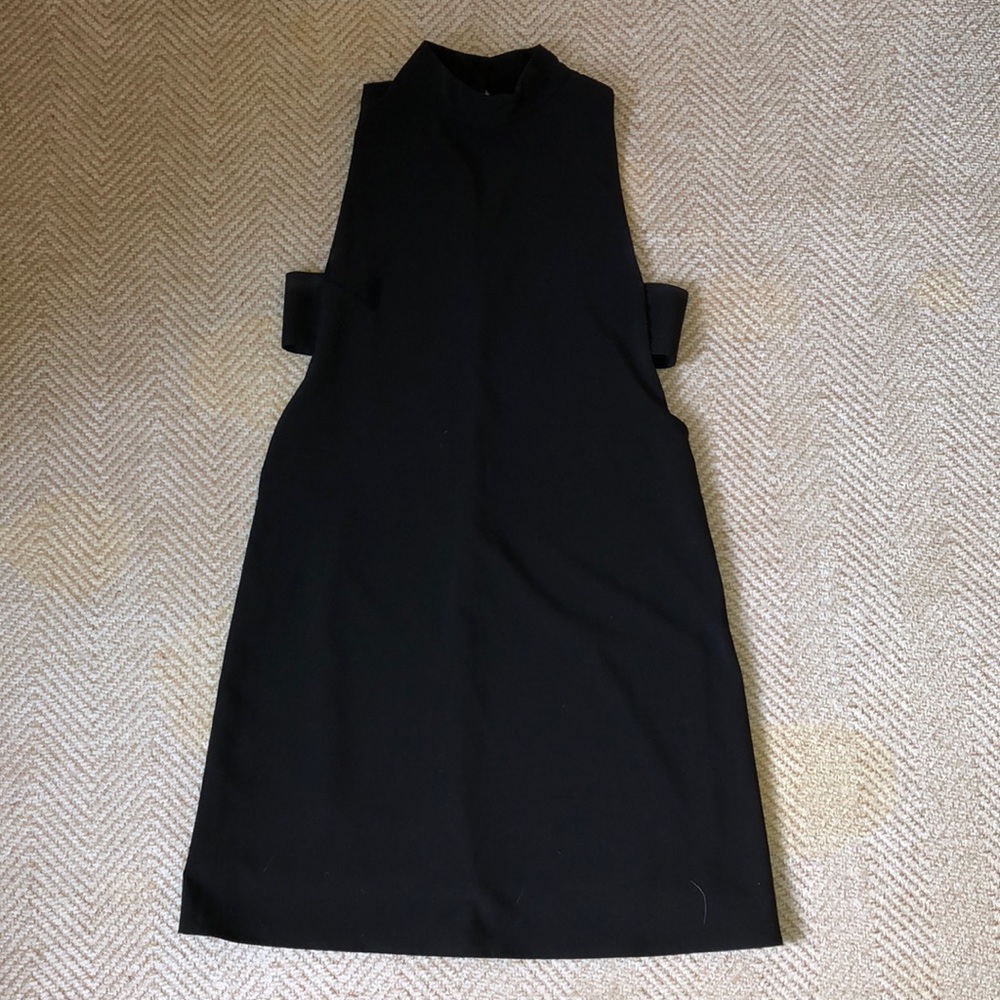 Black sleeveless high neck dress size 2!